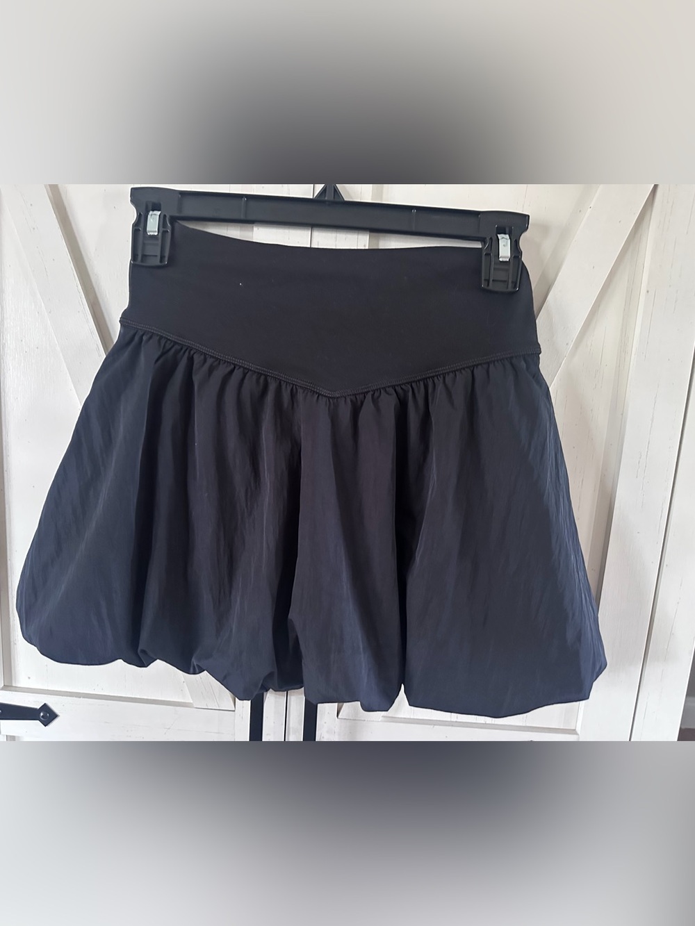 Aerie Black Bubble Skirt with High Waist